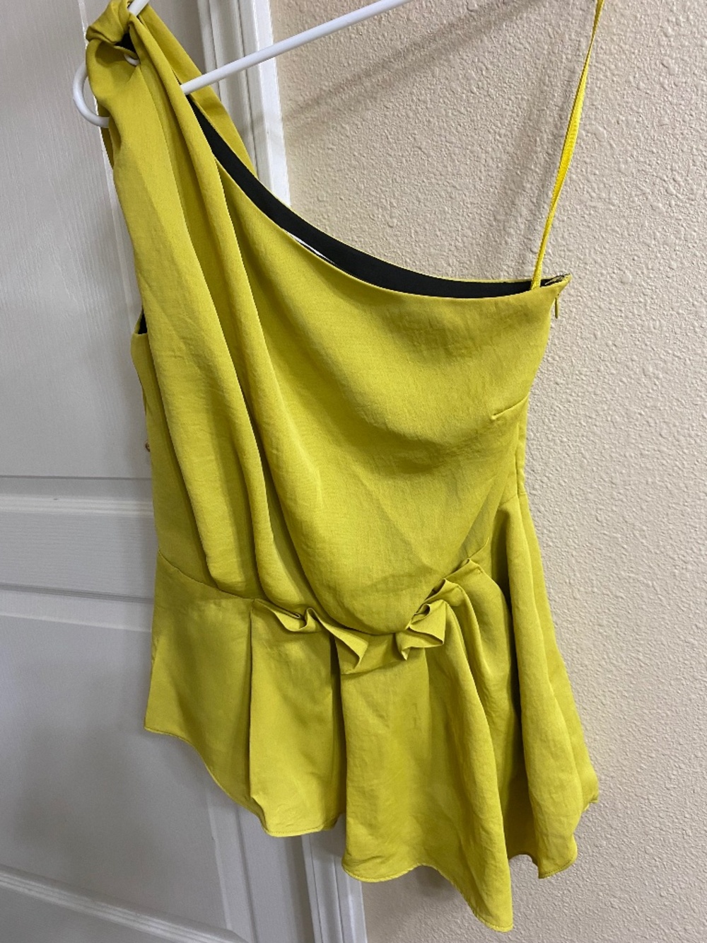 Rachel Roy One-Shoulder Peplum Top